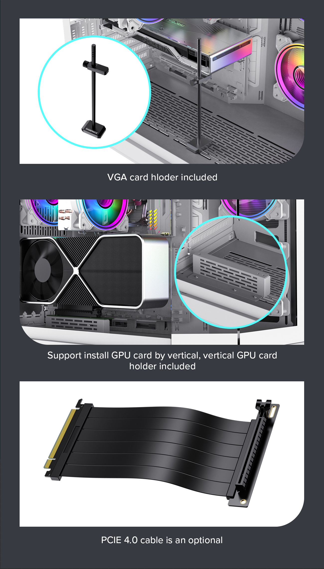 GAMEMAX HYPE Premium ATX Mid-Tower PC case